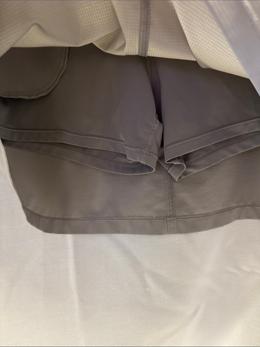 Orvis Light Gray Active Skort Sport Golf Tennis Pickleball Activewear Size S - Picture 5 of 13